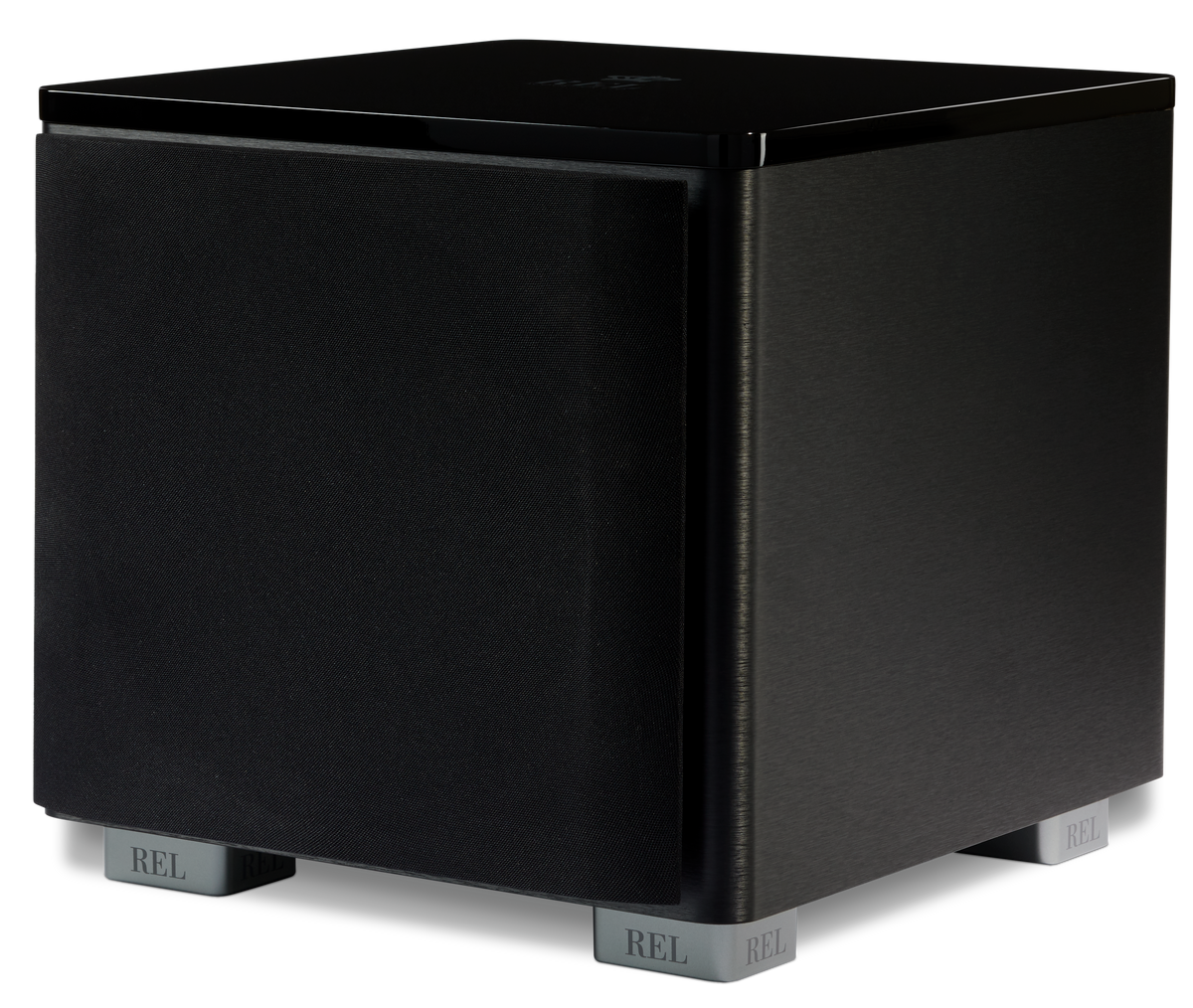 REL HT1205 Subwoofer Schwarz Frontansicht