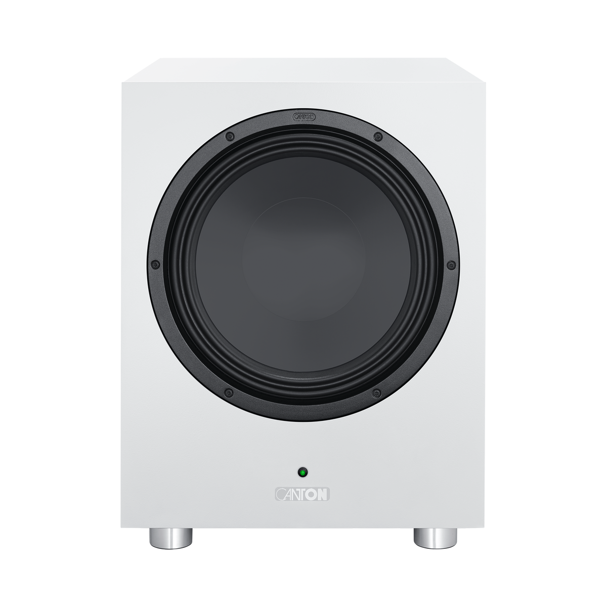 Canton Power Sub 12 S2 Aktiv-Subwoofer Weiss Frontansicht