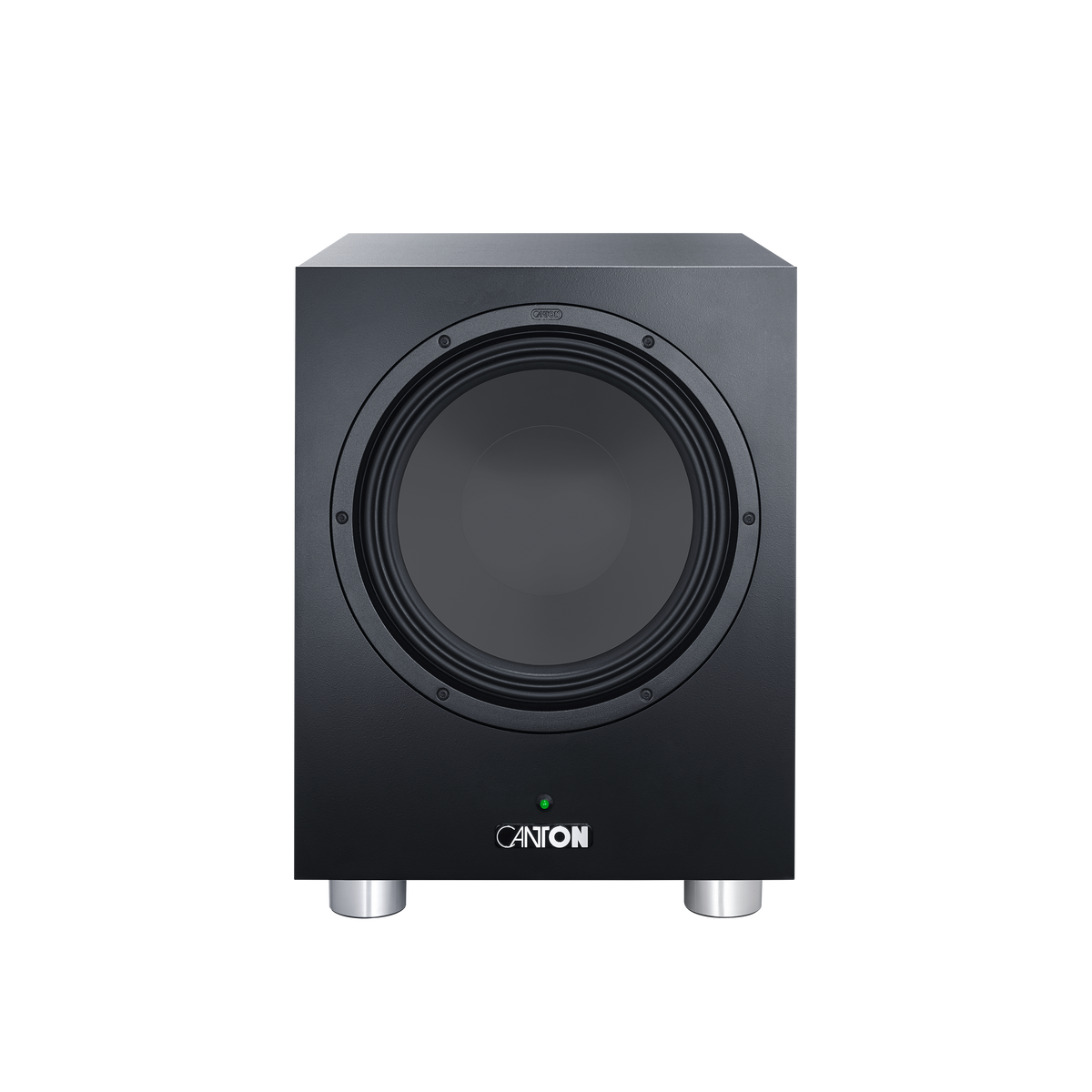 Canton Power Sub 8 S2 Aktiv-Subwoofer Schwarz Frontansicht
