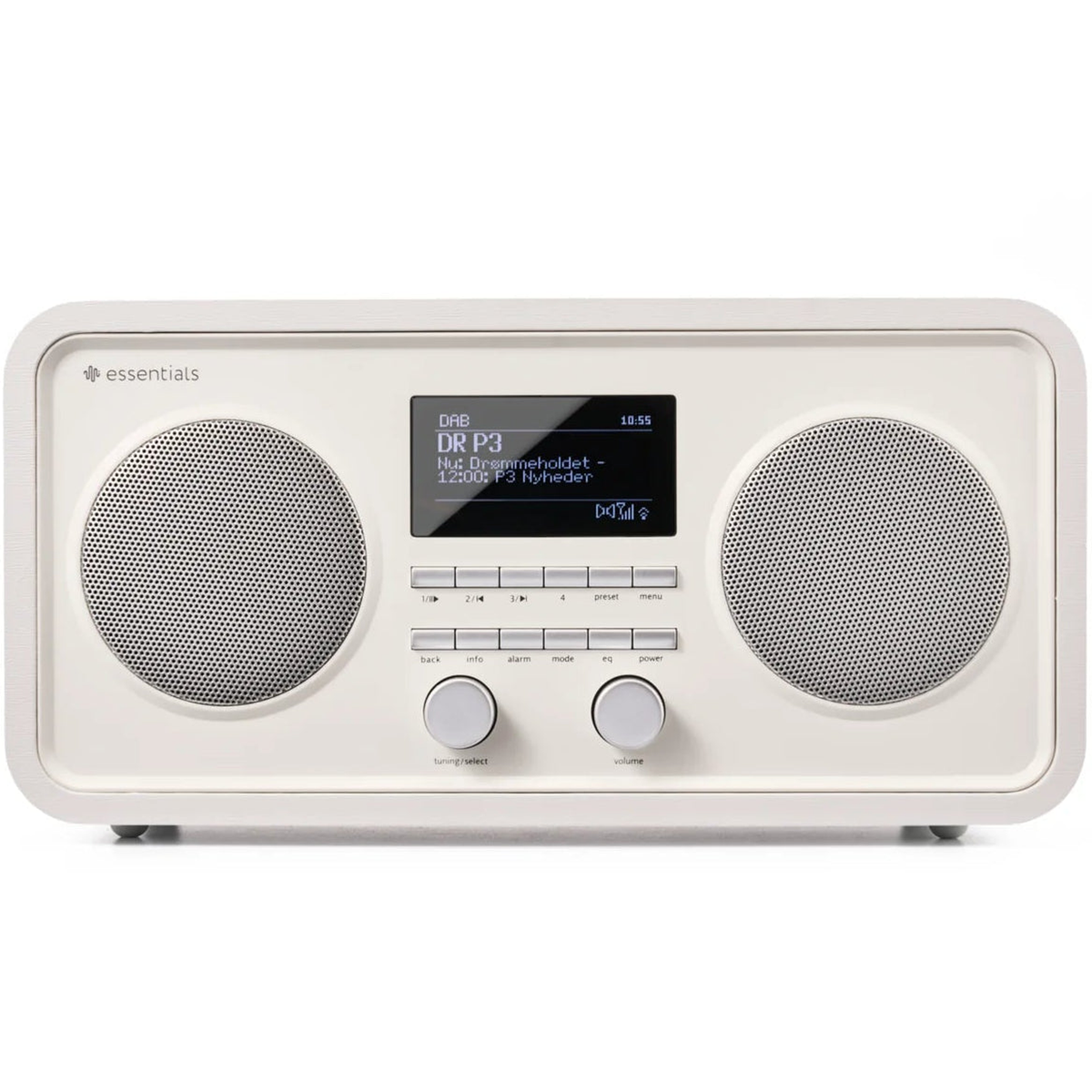 Argon Audio Essentials Radio3 DAB+ Radio in Weiss, Frontansicht