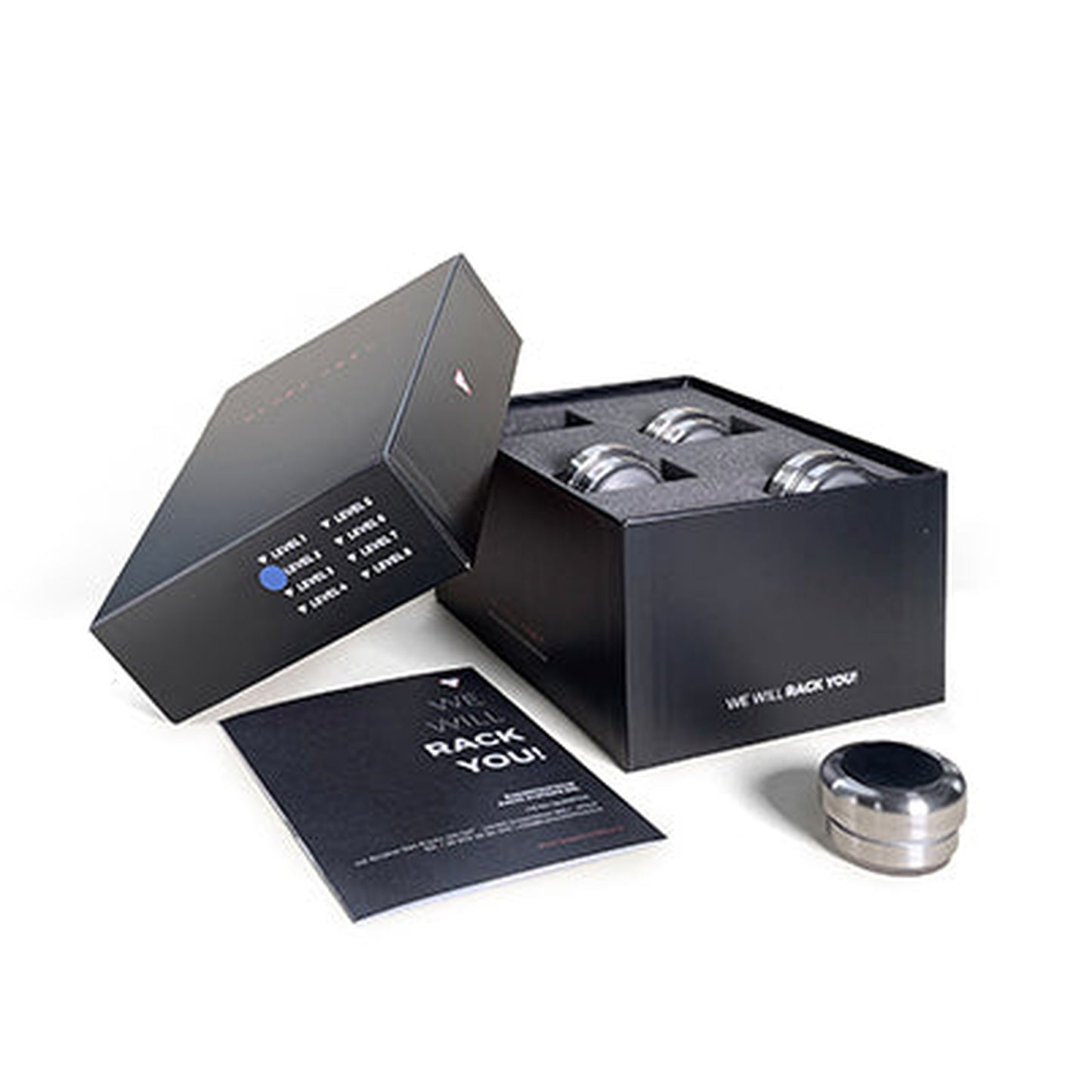 Bassocontinuo Ultra Feet Level 2 Silber Isolationsfuss Lieferumfang