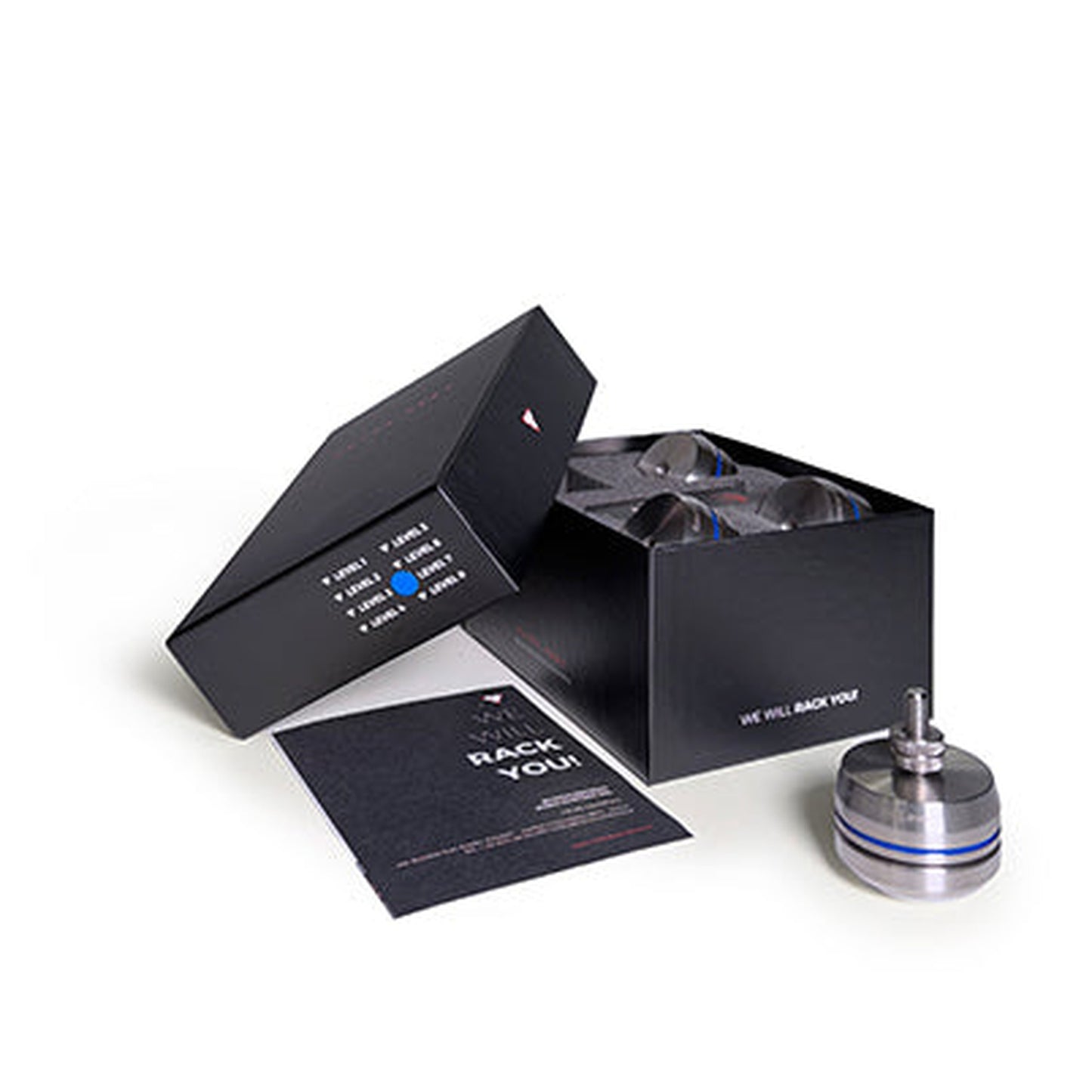 Bassocontinuo Ultra Feet Level 7 Blau Isolationsfuss Lieferumfang