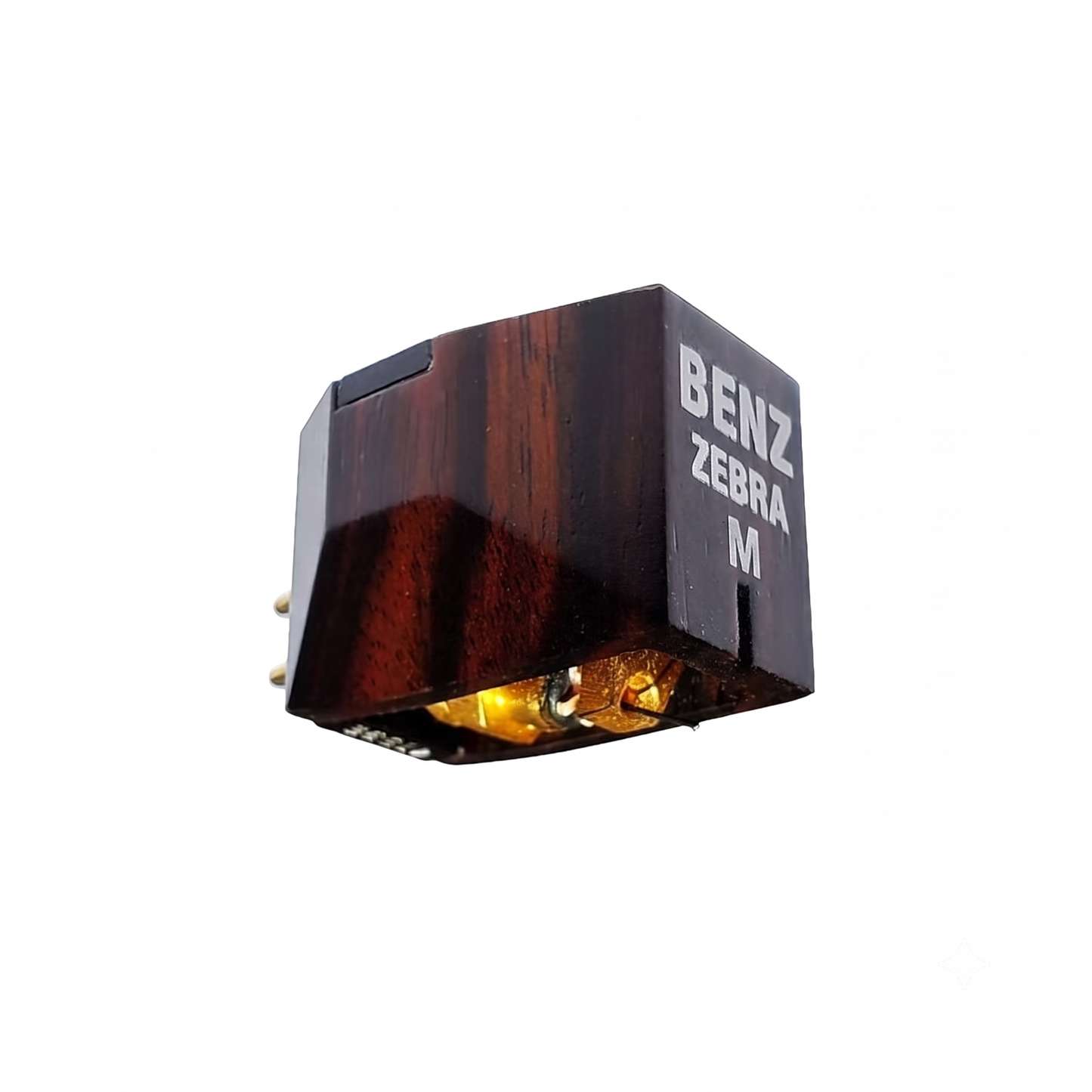 Benz Micro Zebra M MC-Tonabnehmer Moving Coil mit Zebrano-Holzbody Schrägansicht
