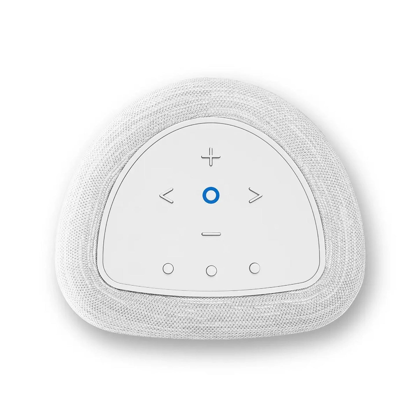 Bluesound Pulse Flex 2025 Streaming-Lautsprecher Weiss Draufsicht auf das Touch-Bedienfeld