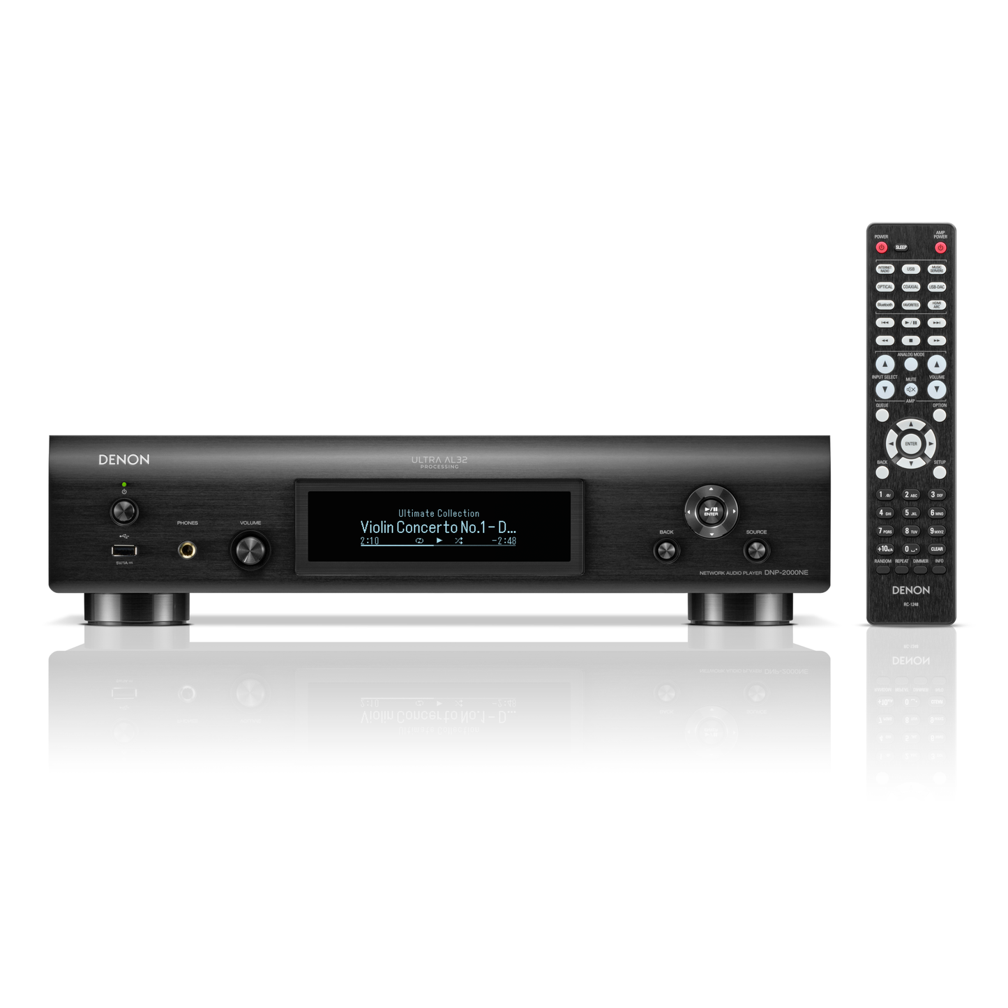 Denon DNP-2000NE Hi-Res-Audio-Streamer Frontansicht
