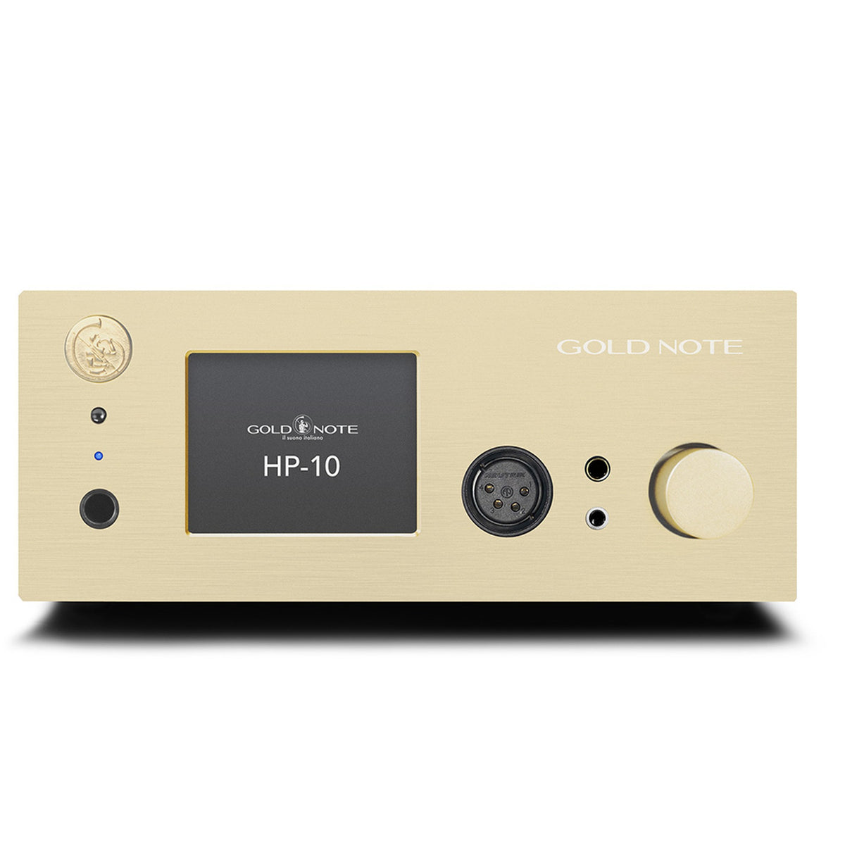 Gold Note HP-10 Kopfhörerverstärker Gold Frontansicht