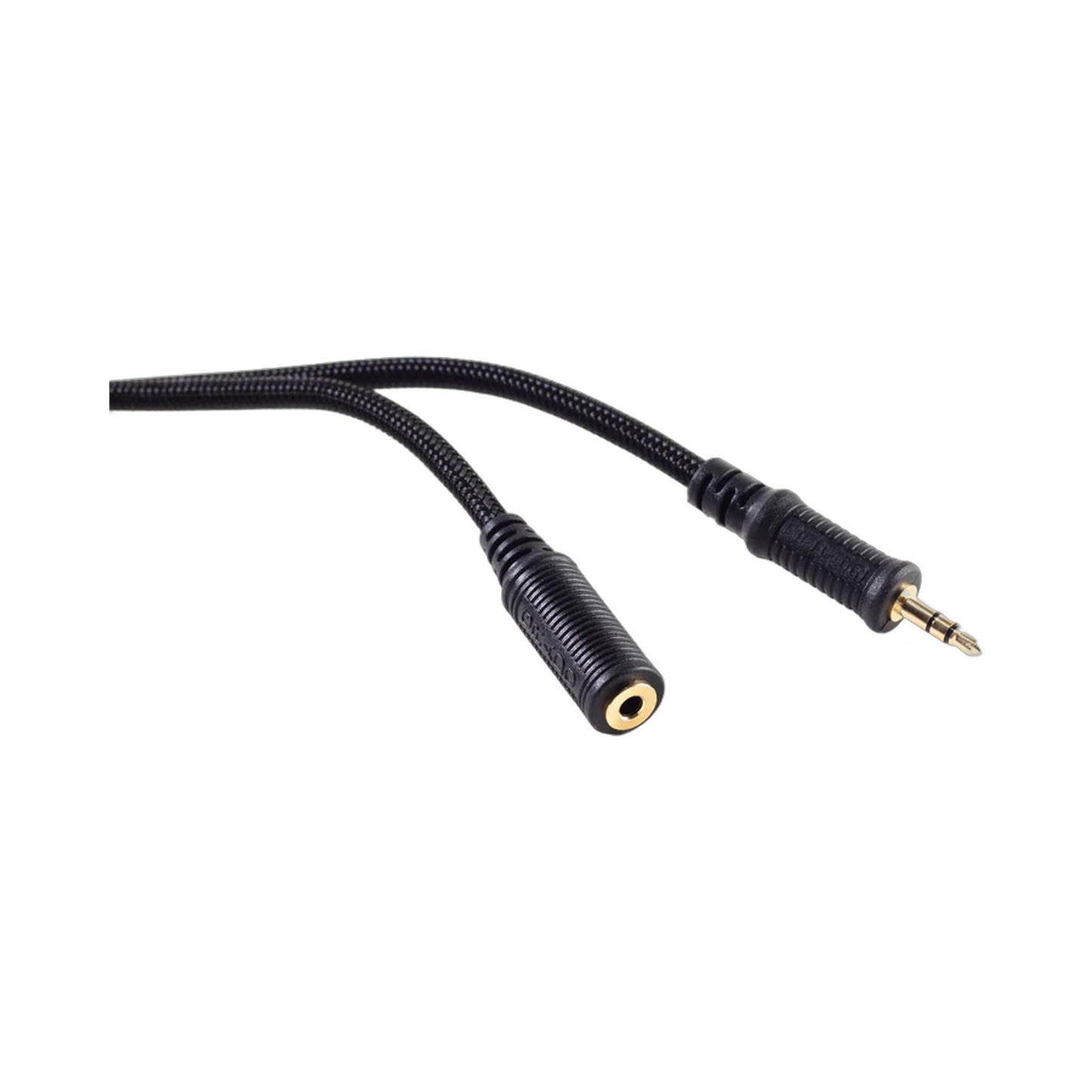 Grado Kopfhörer-Verlängerungskabel 3.5 mm X-Serie Draufsicht mit Miniklinkenstecker und Kupplung
