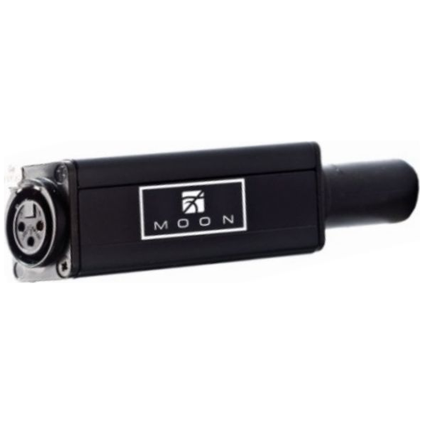 MOON XLR-DC-Filter Paar Schrägansicht