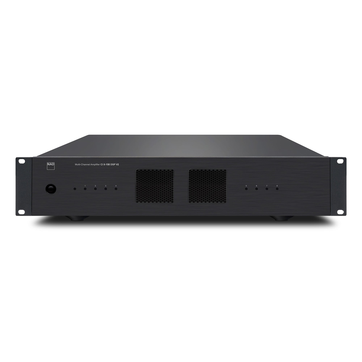 NAD CI 8-150 DSP v2 Mehrkanal-Verstärker, Frontansicht