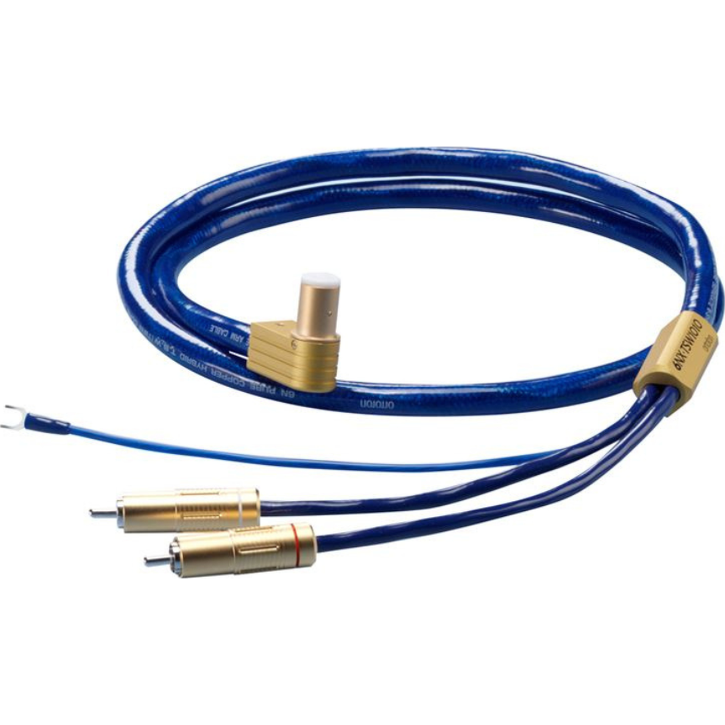 Ortofon 6NX-TSW 1010 L RCA-5P abgewinkelt Kabel Frontansicht