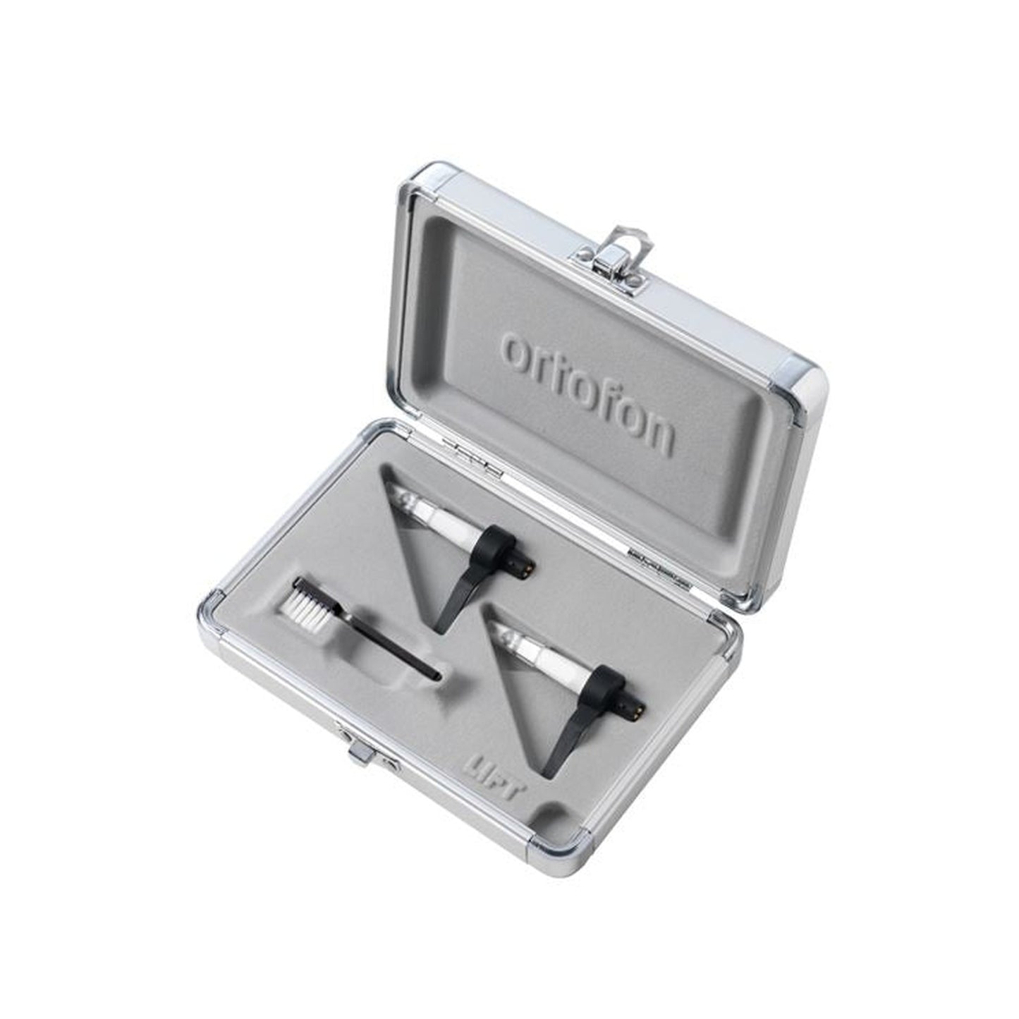 Ortofon Concorde MKII Twin Scratch Verpackung mit Flight Case für DJ-Tonabnehmer