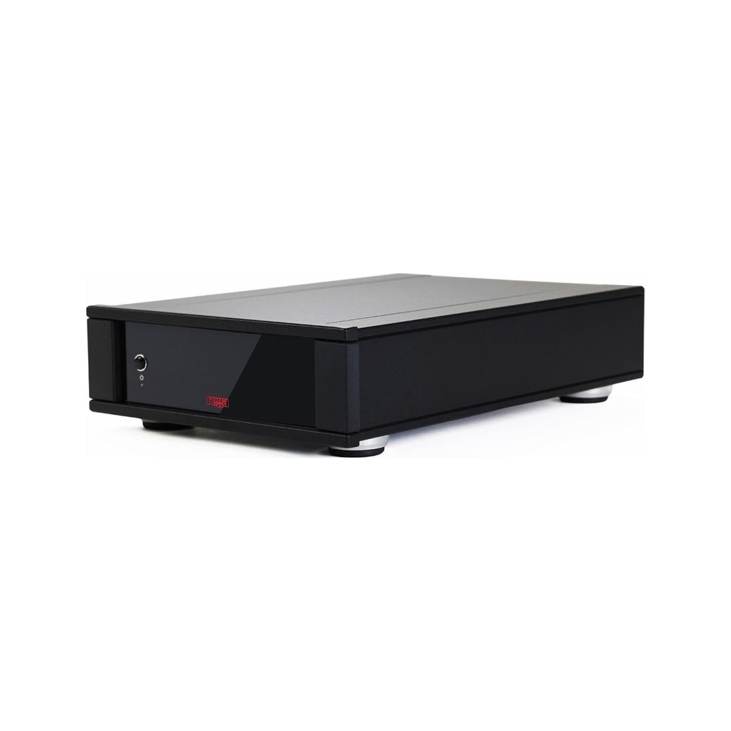 Rega AOS MC Phono-Vorverstärker Schrägansicht Nahaufnahme