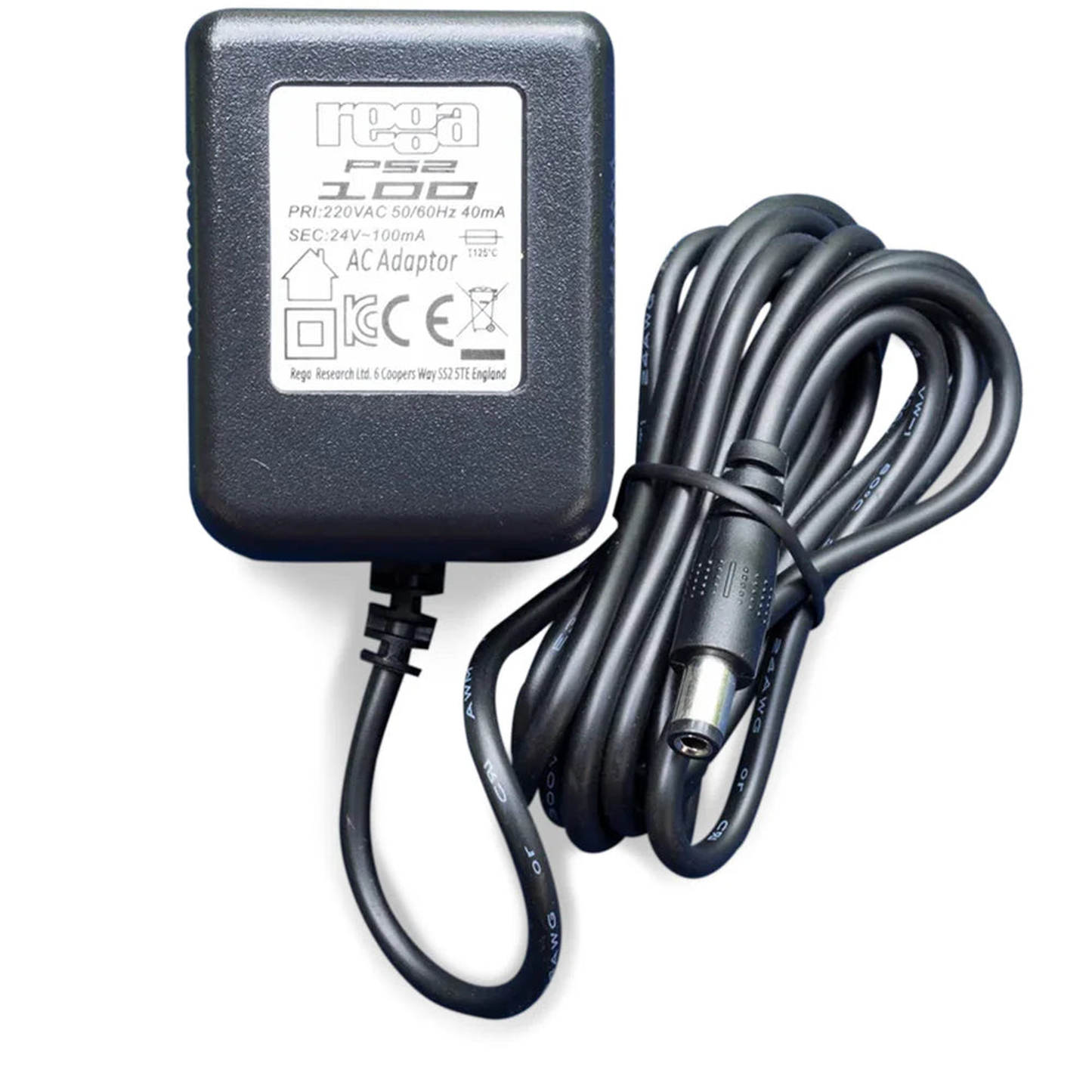 Rega Steckernetzteil PS2 100 AC-Adapter, Frontansicht