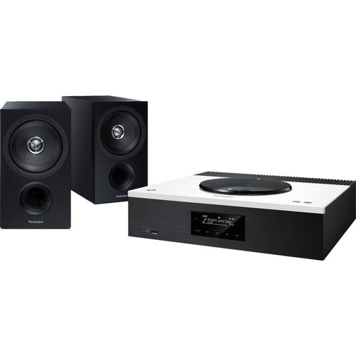 Technics SA-C600 + SB-C600 HiFi-Set Weiss Lieferumfang mit SA-C600 Receiver und SB-C600 Lautsprecherpaar