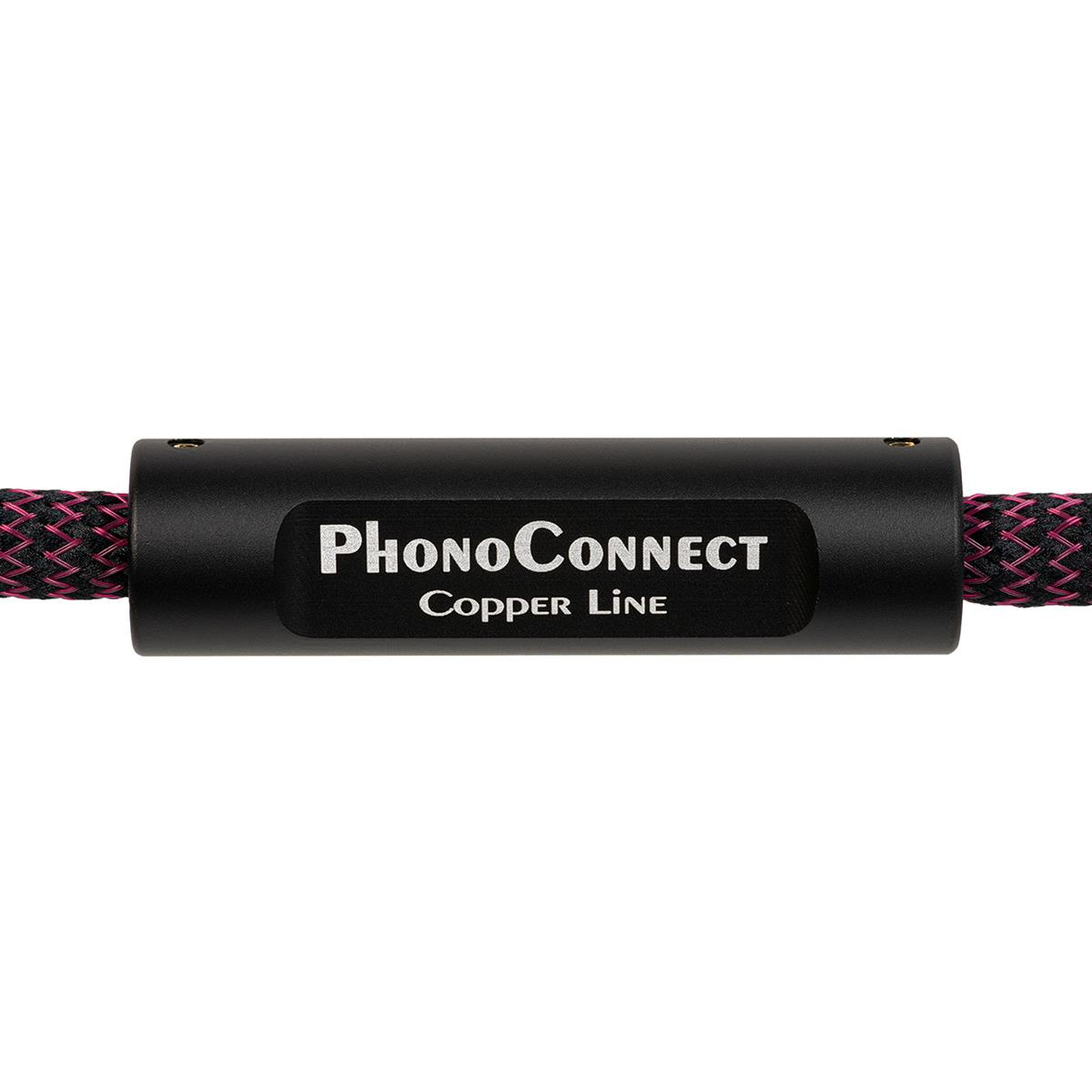 Thorens PhonoConnect PHC 150 Phono-Kabel Detailansicht 5 Metallhülse mit Schriftzug Copper Line