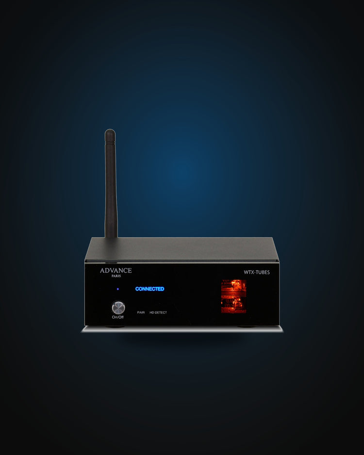 Advance Paris WTX-Tubes Bluetooth-Empfänger, Frontansicht