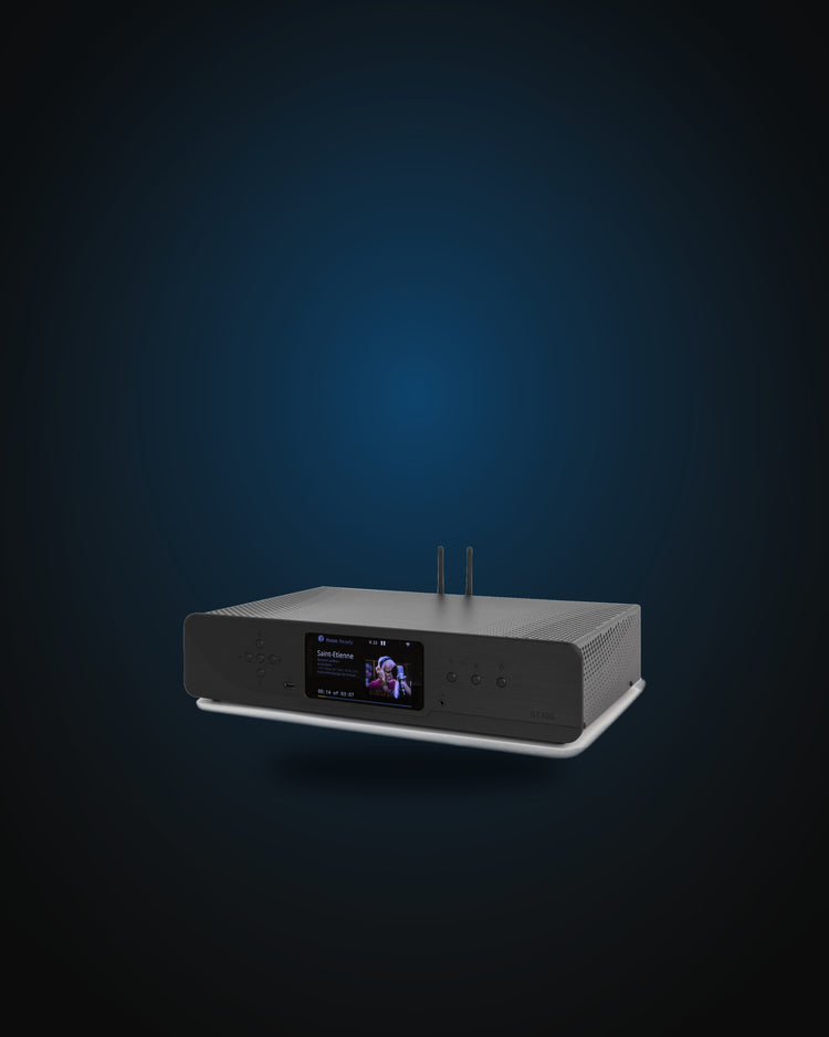 Atoll ST300 Signature Netzwerk-Streamer, Schwarz, Schrägansicht