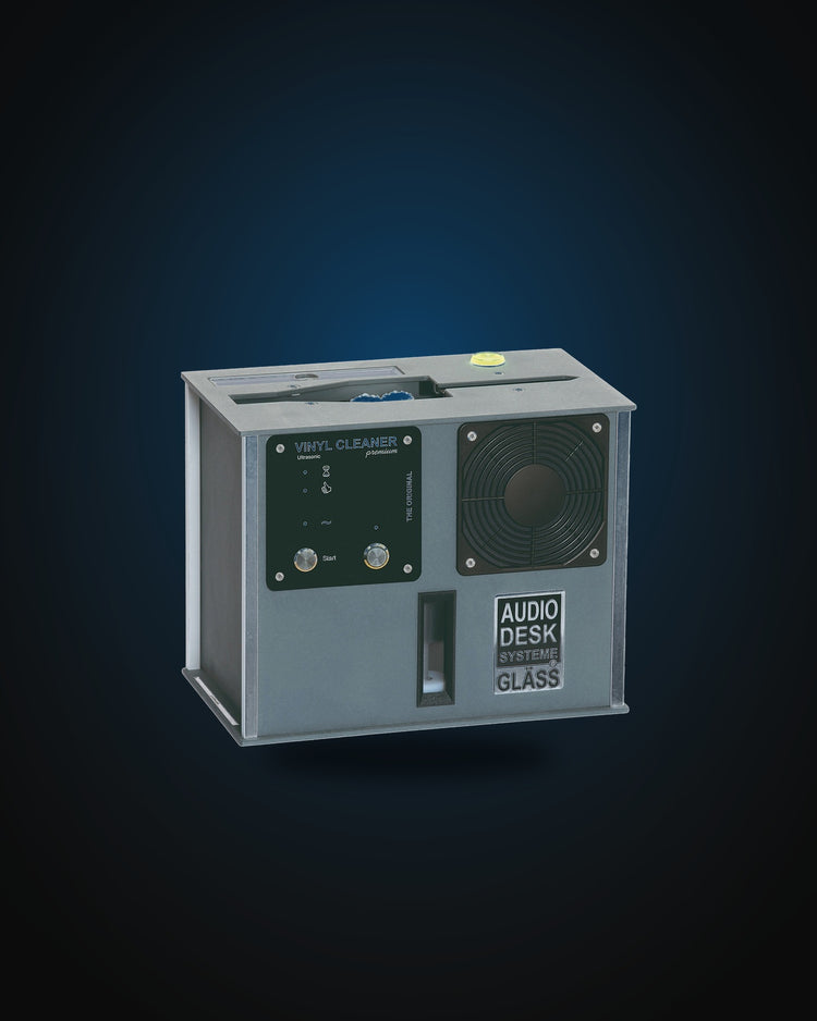Audio Desk Systeme Vinyl Cleaner Premium, Grau, Schrägansicht