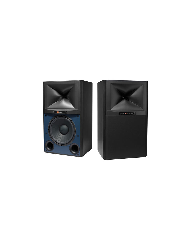 JBL 4349 Studio Monitor schwarz Stereopaar Frontansicht