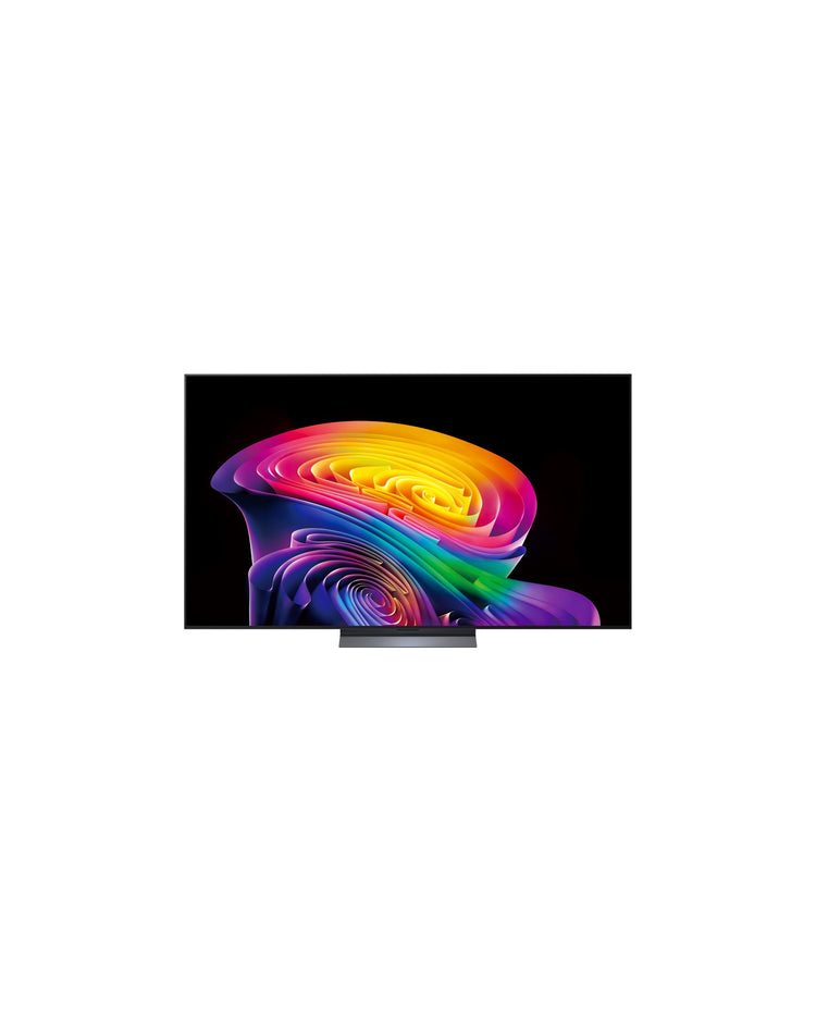 LG OLED77C69LB OLED-Fernseher Frontansicht freigestellt