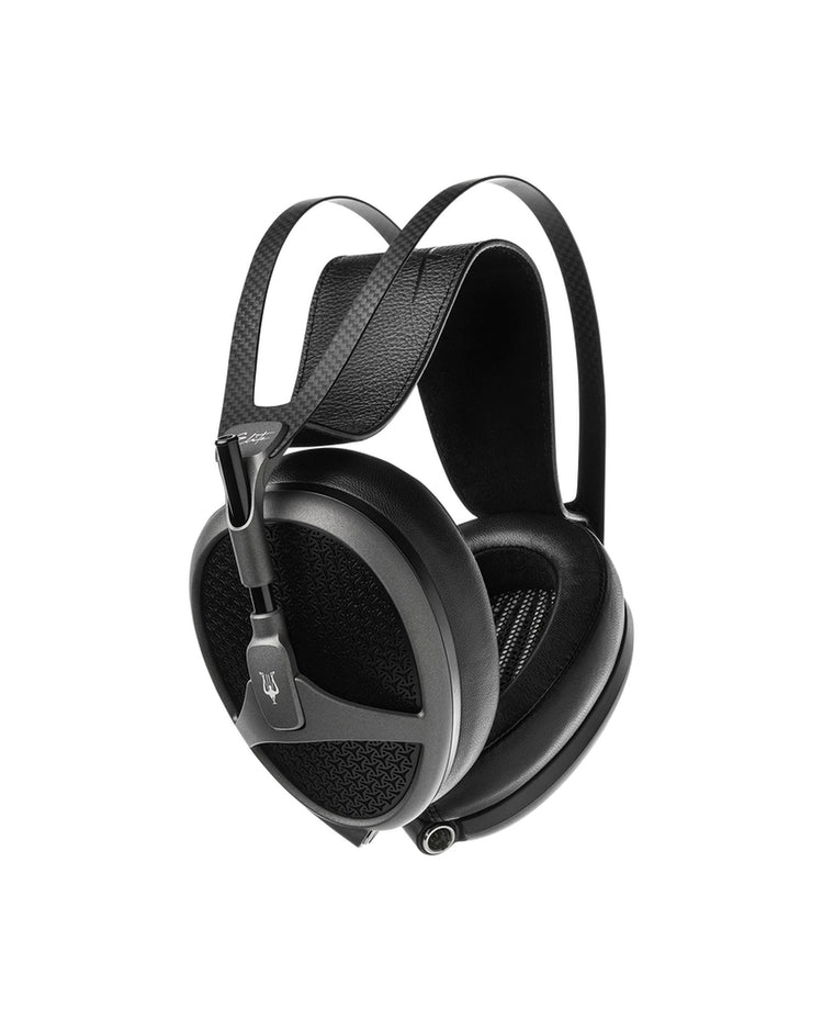 Meze Audio Elite Over-Ear-Kopfhörer Seitenansicht mit Karbon-Kopfbügel