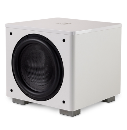 REL HT1205 Subwoofer Weiss Frontansicht
