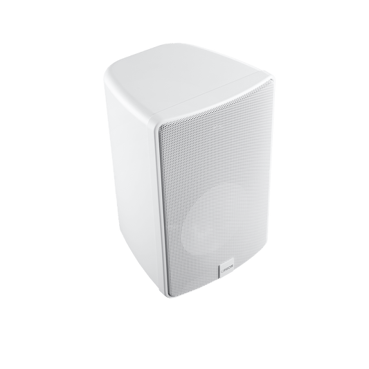 Canton Plus XL.3 Regallautsprecher Weiss – Schrägansicht