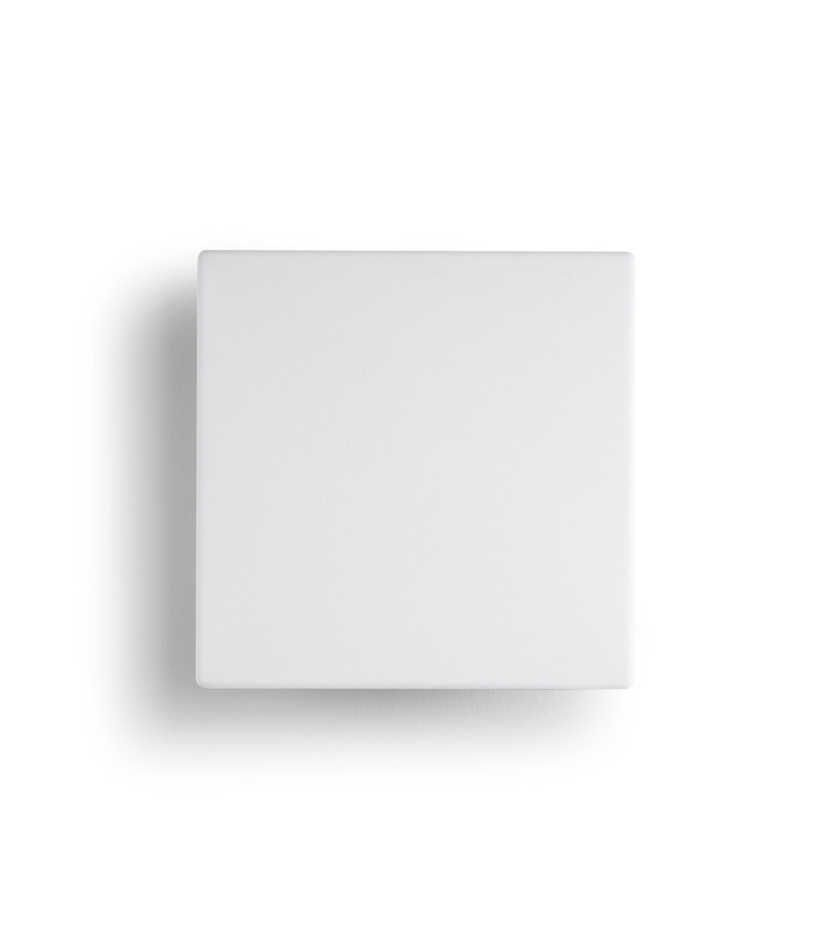 Canton Atelier OnWall 3 On-Wall-Lautsprecher weiss Frontansicht mit montierter Abdeckung