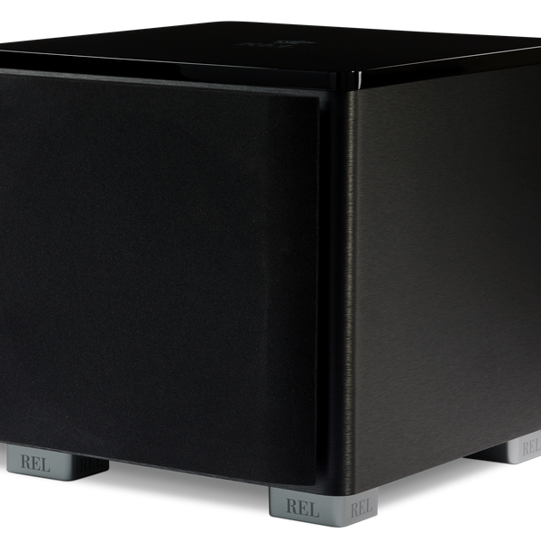 REL HT1205 Subwoofer Schwarz Frontansicht