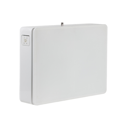 REL Planar PL-2 Subwoofer Weiss Hochglanz Schrägansicht