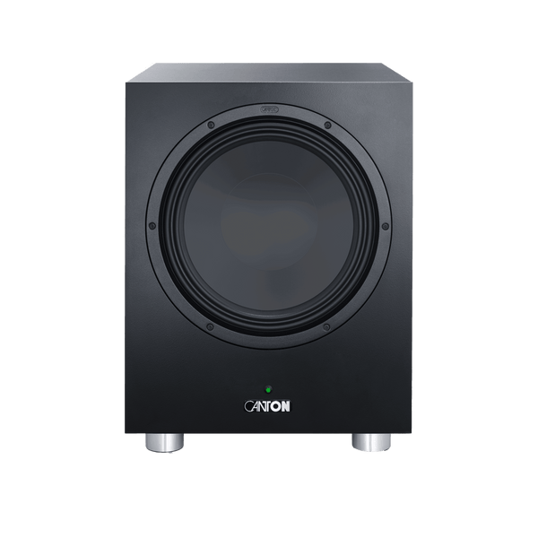 Canton Power Sub 10 S2 Aktiv-Subwoofer Schwarz Frontansicht