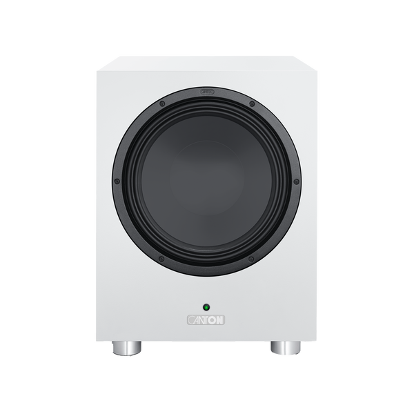 Canton Power Sub 10 S2 Aktiv-Subwoofer Weiss Frontansicht
