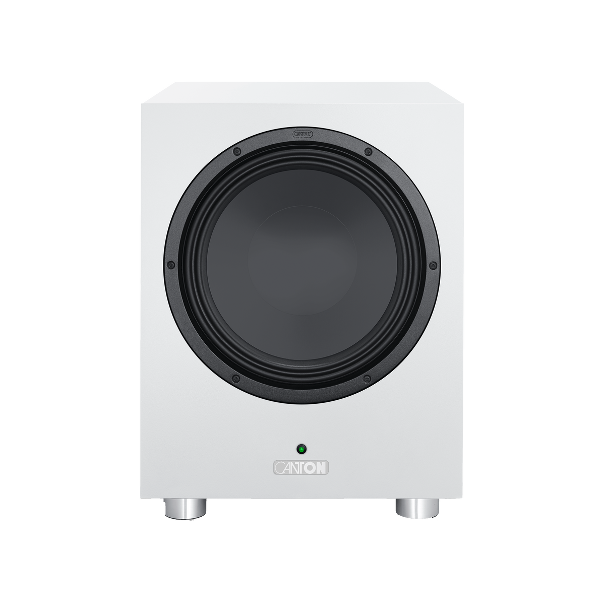 Canton Power Sub 10 S2 Aktiv-Subwoofer Weiss Frontansicht