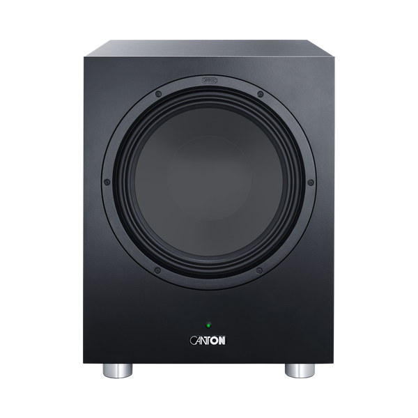 Canton Power Sub 12 S2 Aktiv-Subwoofer Schwarz Frontansicht
