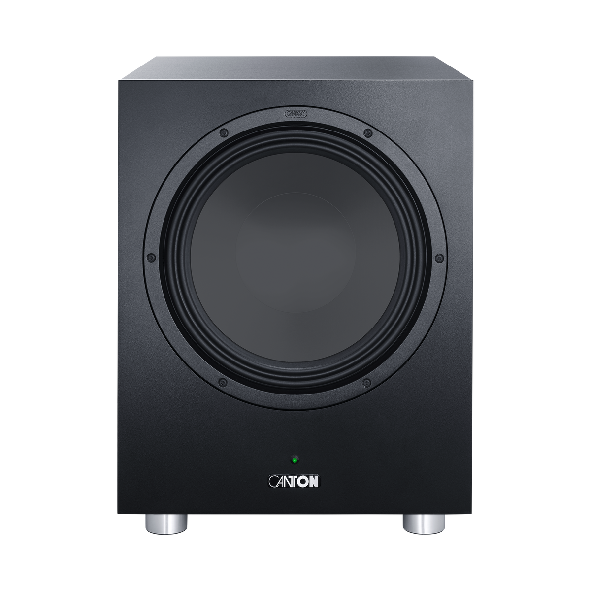 Canton Power Sub 12 S2 Aktiv-Subwoofer Schwarz Frontansicht