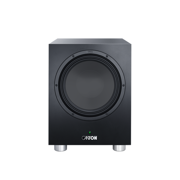 Canton Power Sub 8 S2 Aktiv-Subwoofer Schwarz Frontansicht