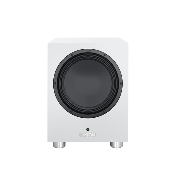 Canton Power Sub 8 S2 Aktiv-Subwoofer Weiss Frontansicht
