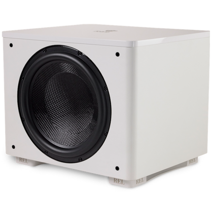 REL HT1510 Subwoofer Weiss Frontansicht