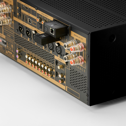 Advance Paris A-i190 Nova Hybrid-Vollverstärker Anschlussfeld mit A-BTC und A-NTC Modul