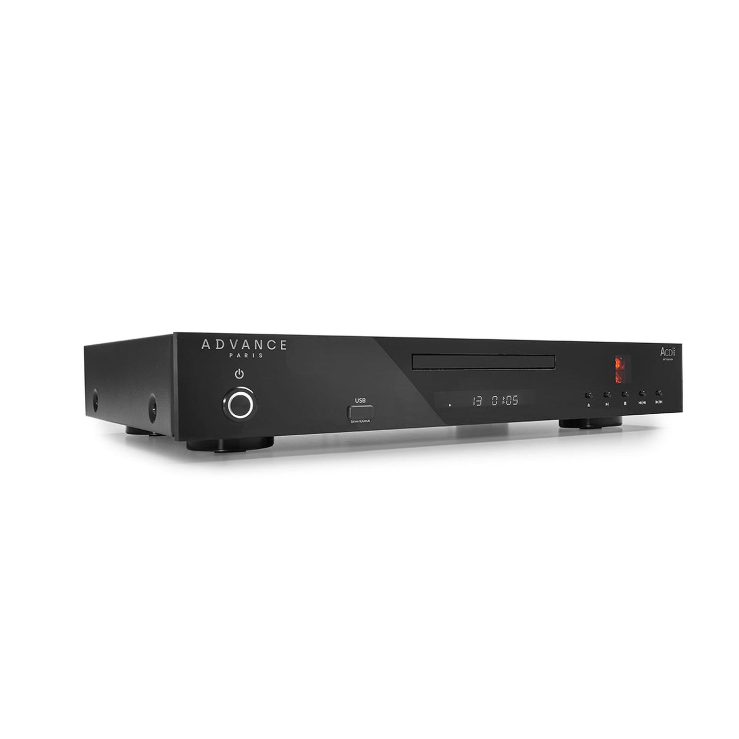Advance Paris ACD APEX 30th Edition CD-Player Schrägansicht mit Aluminiumgehäuse