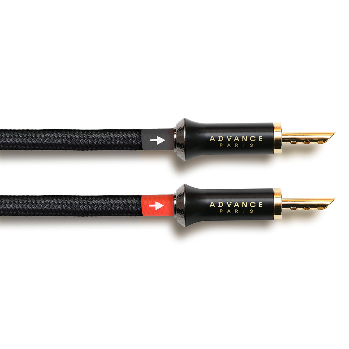 Advance Paris L-LS3 Lautsprecherkabel, 3 m Detailansicht mit massivem Bananenstecker