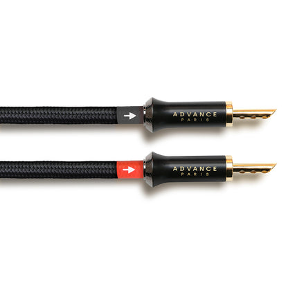 Advance Paris L-LS4 Lautsprecherkabel, 4 m Detailansicht mit massivem Bananenstecker