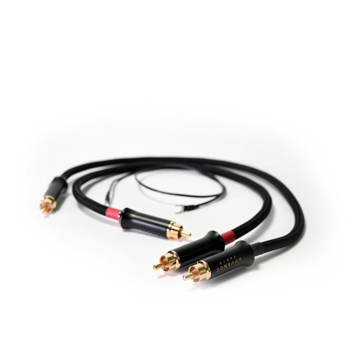 Advance Paris L-RCA 1.5 Cinchkabel, 1,5 m Produktansicht, aufgerollt