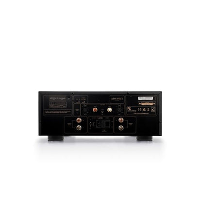 Advance Paris X-A160 EVO Stereo-Endverstärker Rückansicht mit XLR- und Cinch-Eingängen