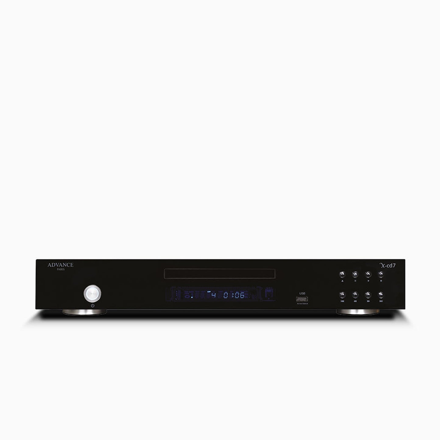 Advance Paris X-CD7 CD-Player ClassicLine Frontansicht mit Display und Laufwerk