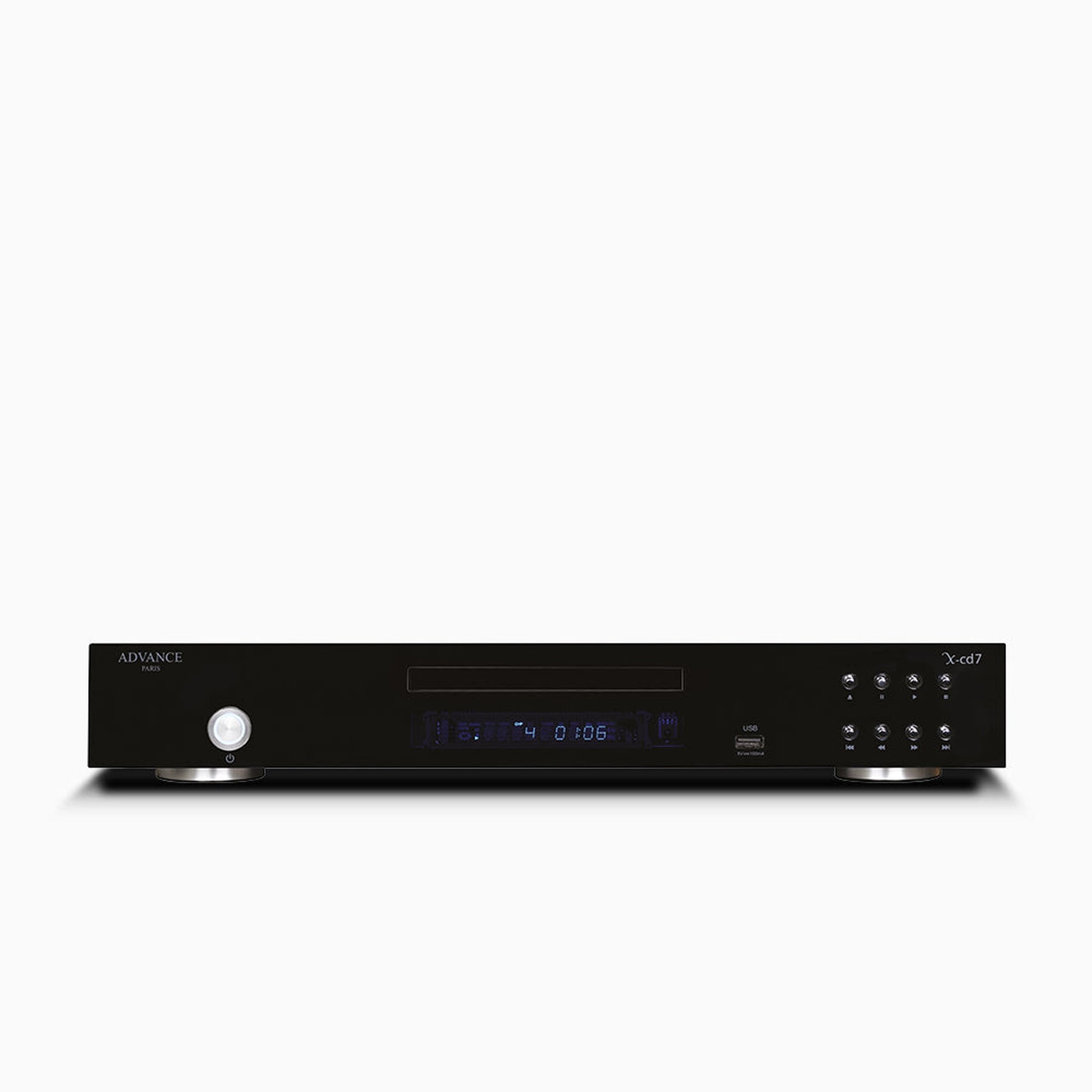 Advance Paris X-CD7 CD-Player ClassicLine Frontansicht mit Display und Laufwerk