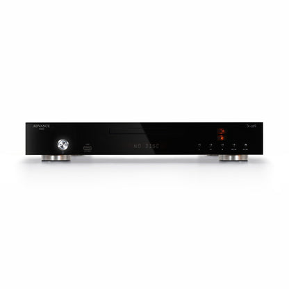Advance Paris X-CD9 Röhren-CD-Player ClassicLine Frontansicht mit Display und Laufwerk