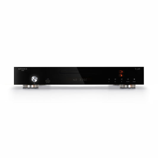 Advance Paris X-CD9 Röhren-CD-Player ClassicLine Frontansicht mit Display und Laufwerk