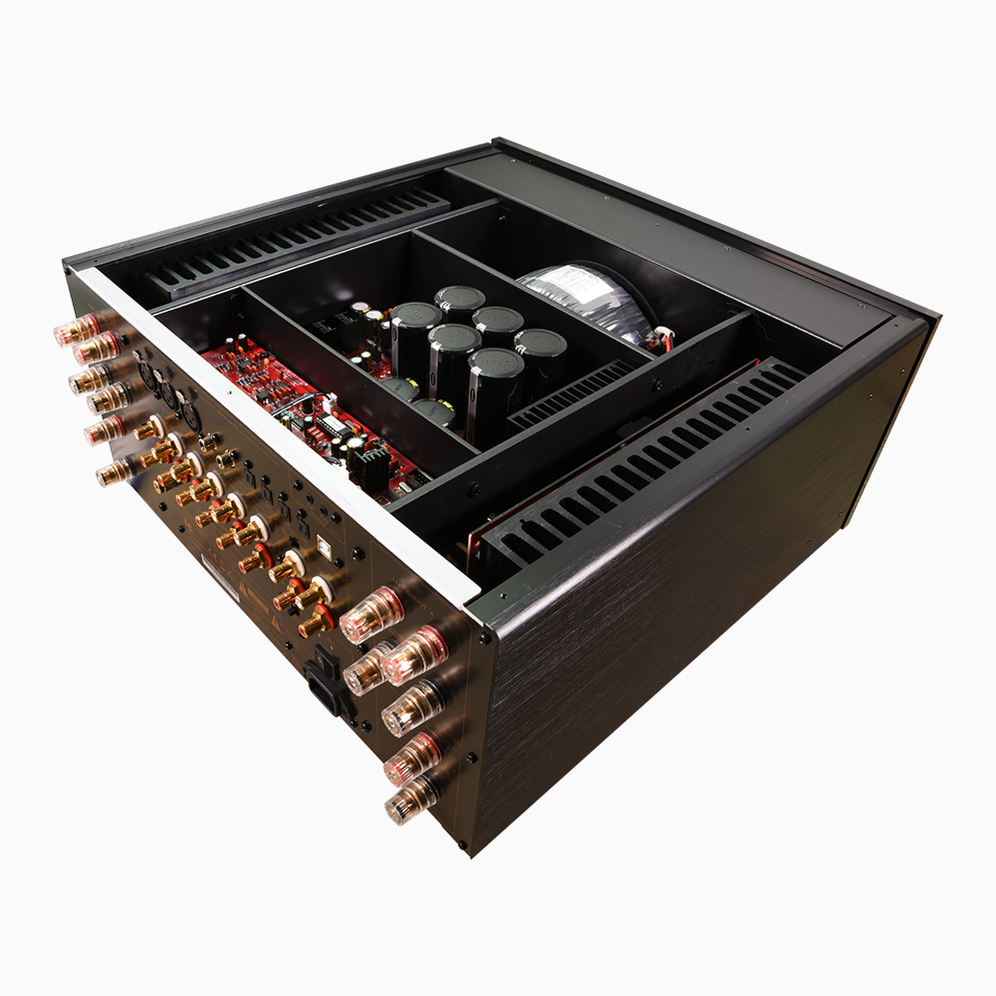 Advance Paris X-i1100 Vollverstärker ClassicLine Innenansicht mit Ringkerntrafo