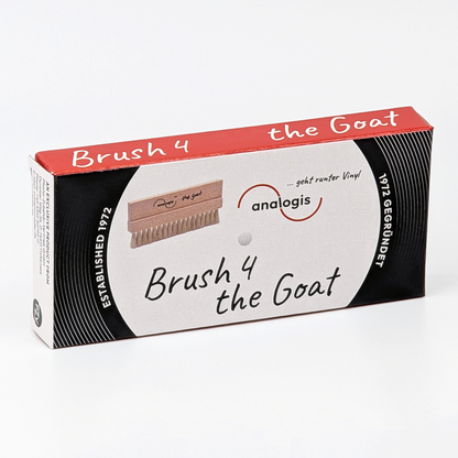 Analogis Brush 4 The Goat Ziegenhaar-Bürste Verpackung für Schallplatten-Reinigung
